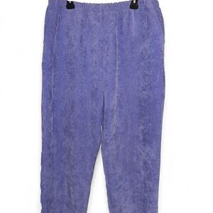 Elegant Lavender Corduroy Women's Trousers